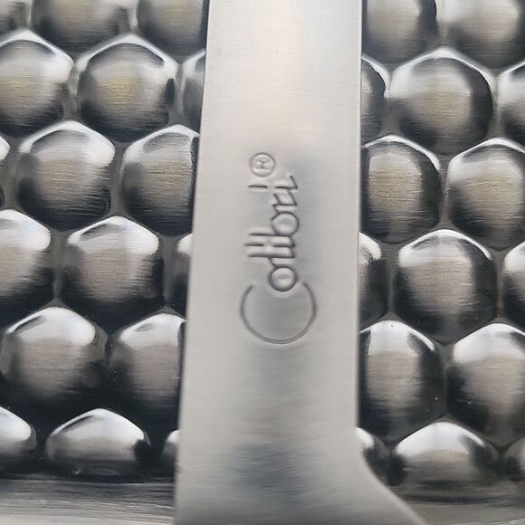 NWT VTG Colibri Silver Honeycomb Patterned Cigarette Case Holder Wallet Unisex - Picture 6 of 11